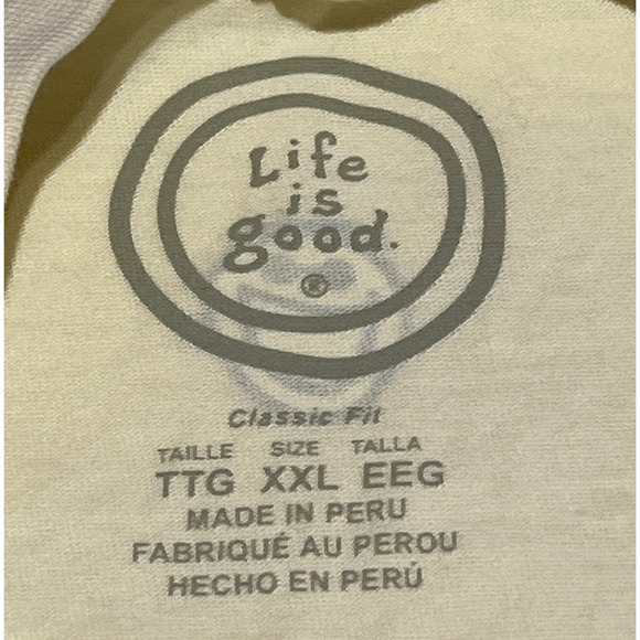 Life is Good Stand Up Guy Paddleboard T Shirt Mens XXL Crewneck Cotton Tee - Picture 6 of 7